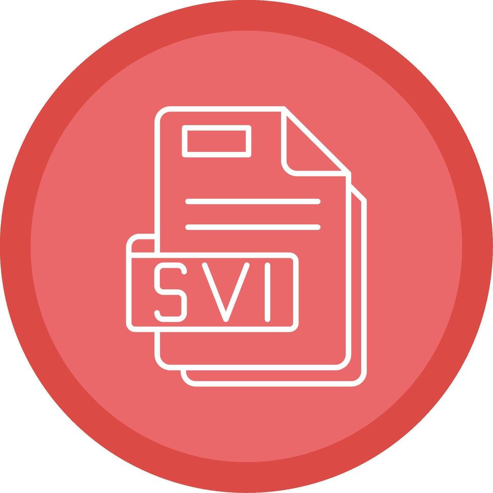 svi plano circulo multicolor diseño icono vector