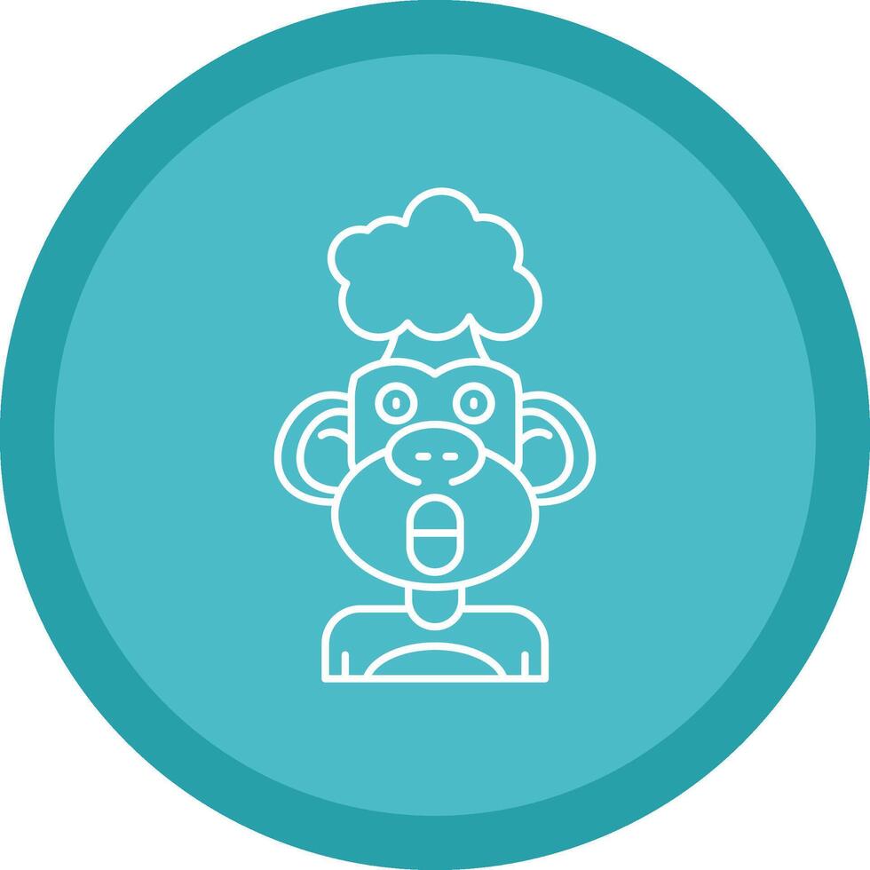 Exploding Flat Circle Multicolor Design Icon vector