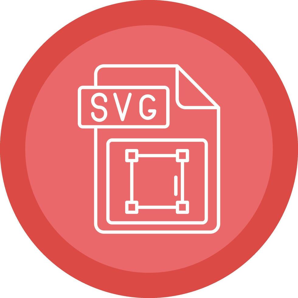 Svg file format Flat Circle Multicolor Design Icon vector