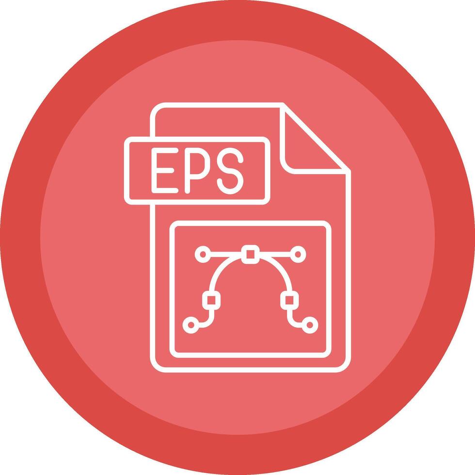 Eps file format Flat Circle Multicolor Design Icon vector