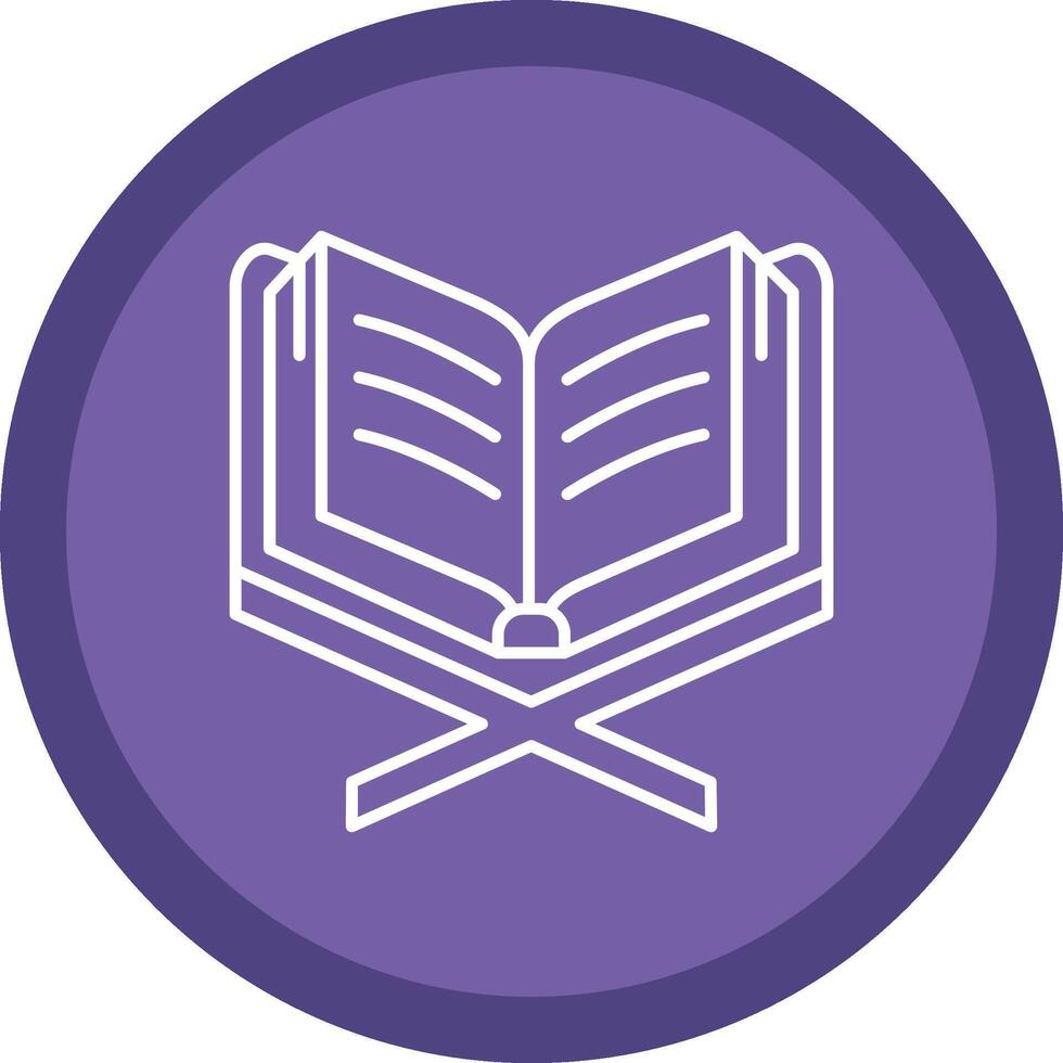 Read Flat Circle Multicolor Design Icon vector