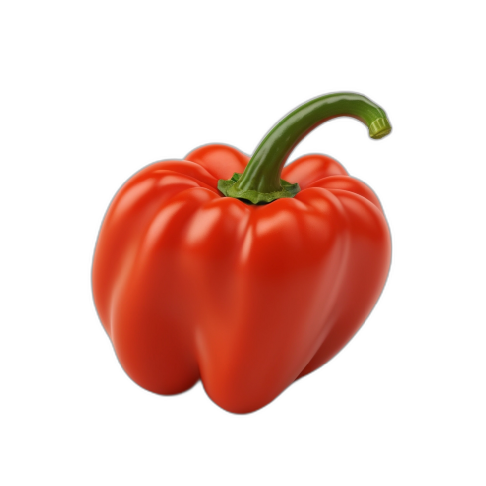 3d rendered Macro shot of a paprika pepper png