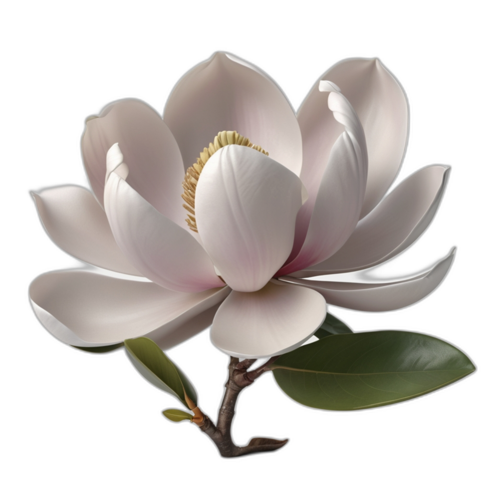 3d rendered Magnolia flower png