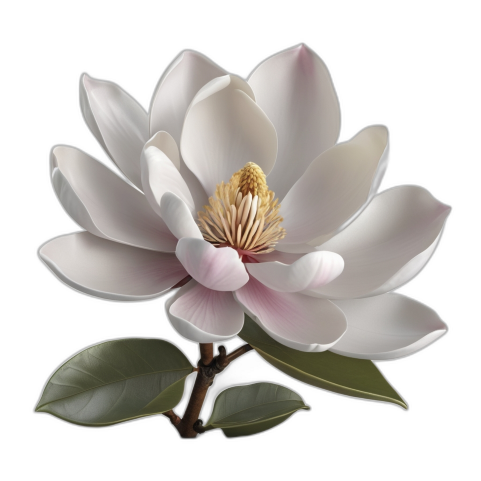 3d återges magnolia blomma png