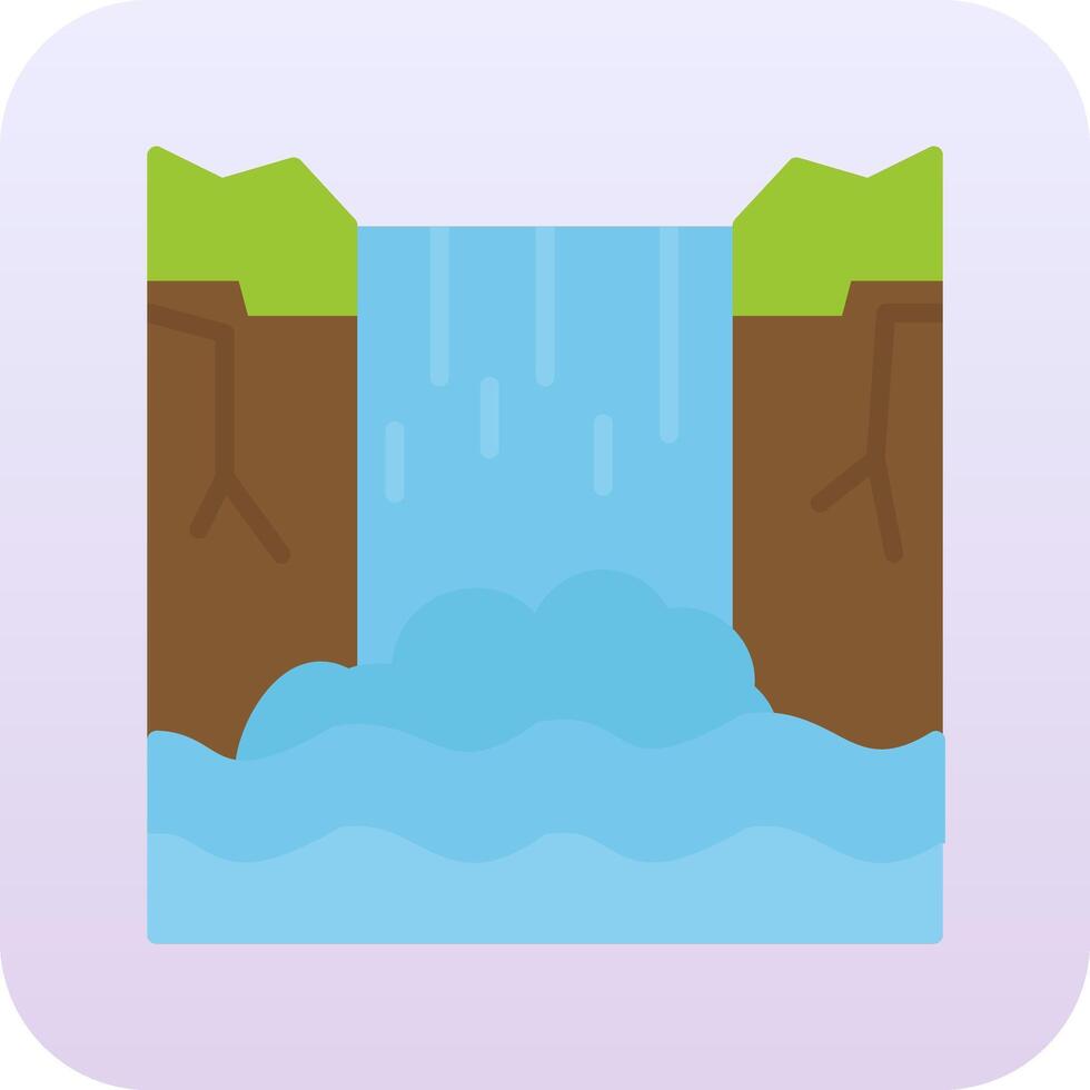 Waterfall Vector Icon