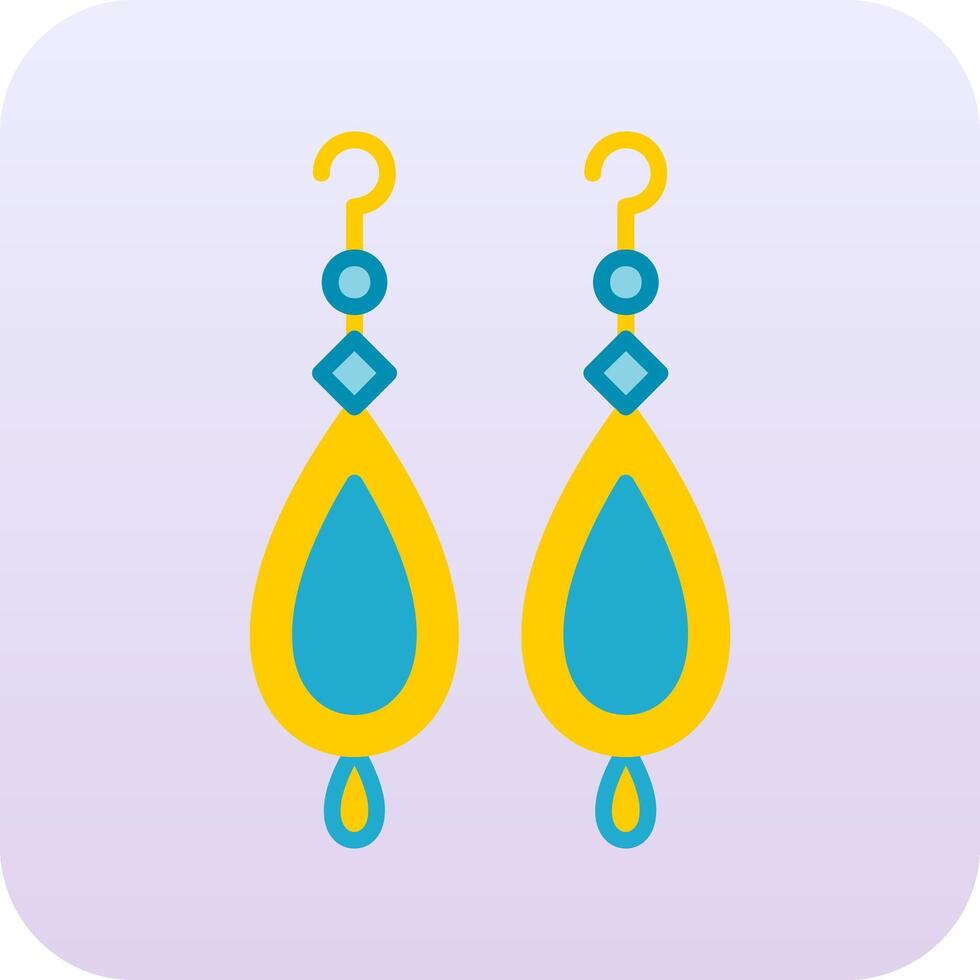 Earrings Vector Icon