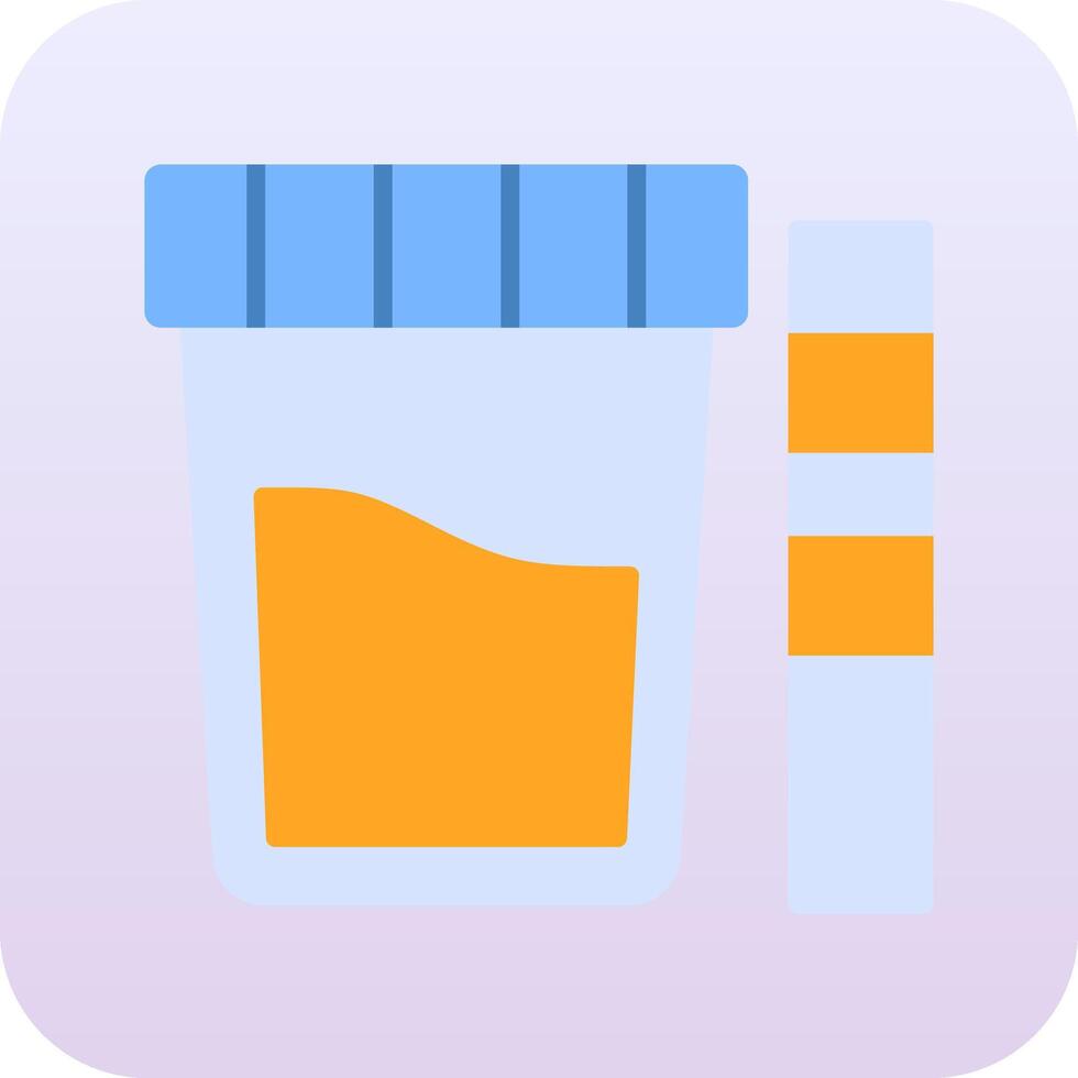 Urine Test Vector Icon