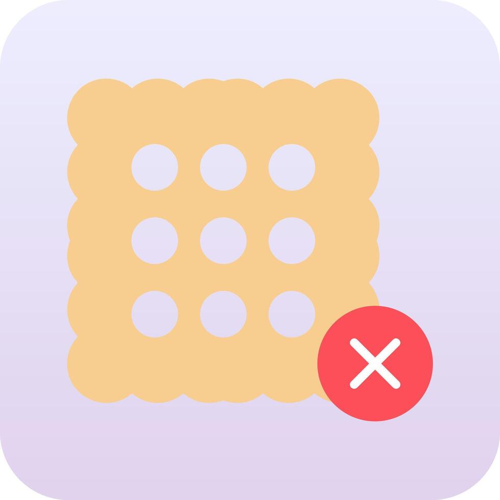 No Sweets Vector Icon