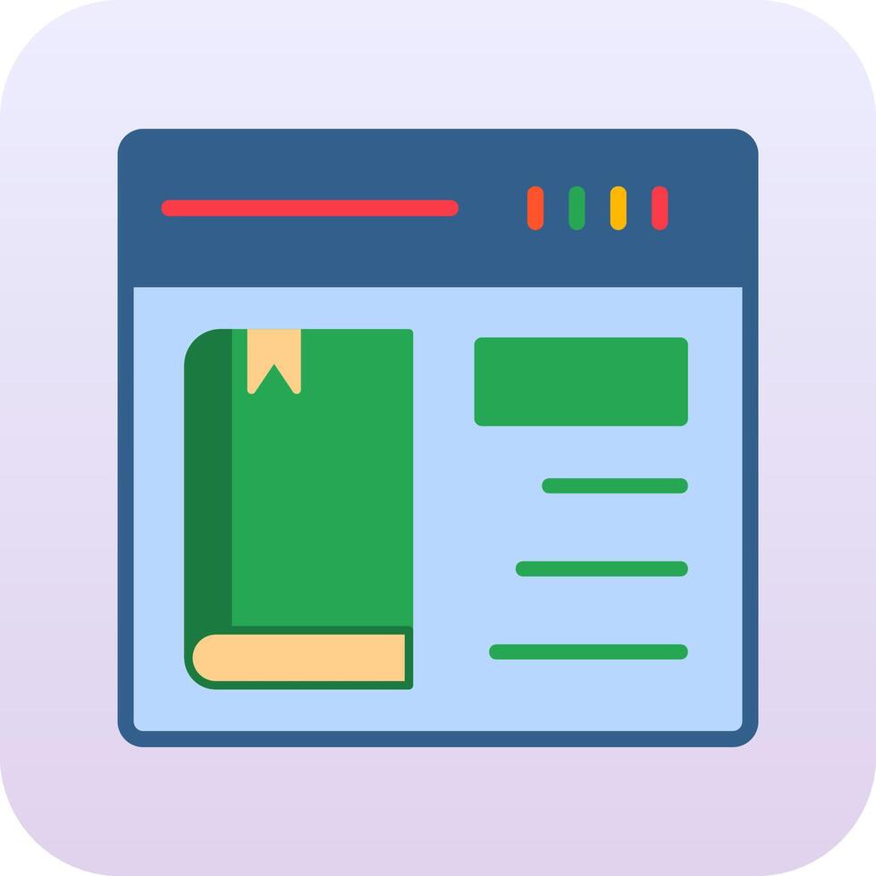 Online Book purchase Vector Icon