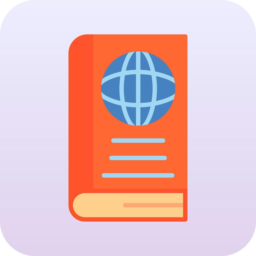 World Book Vector Icon
