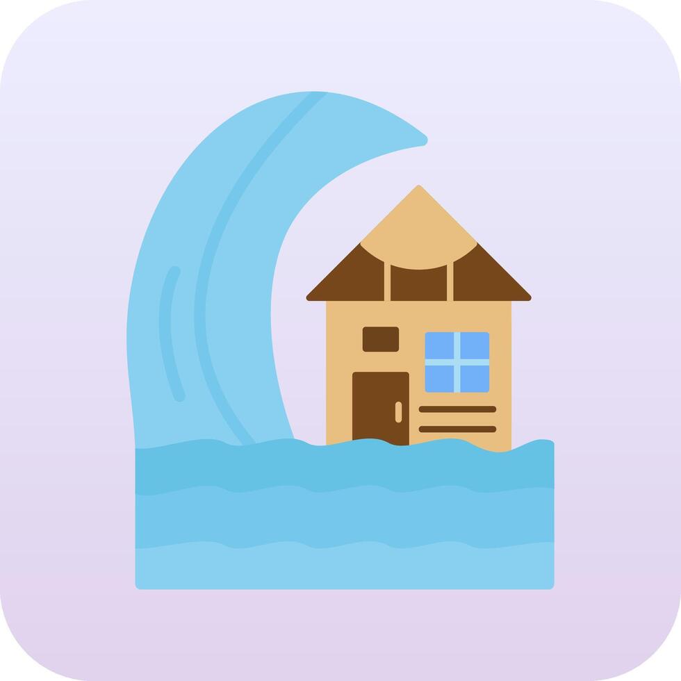 Tsunami Vector Icon