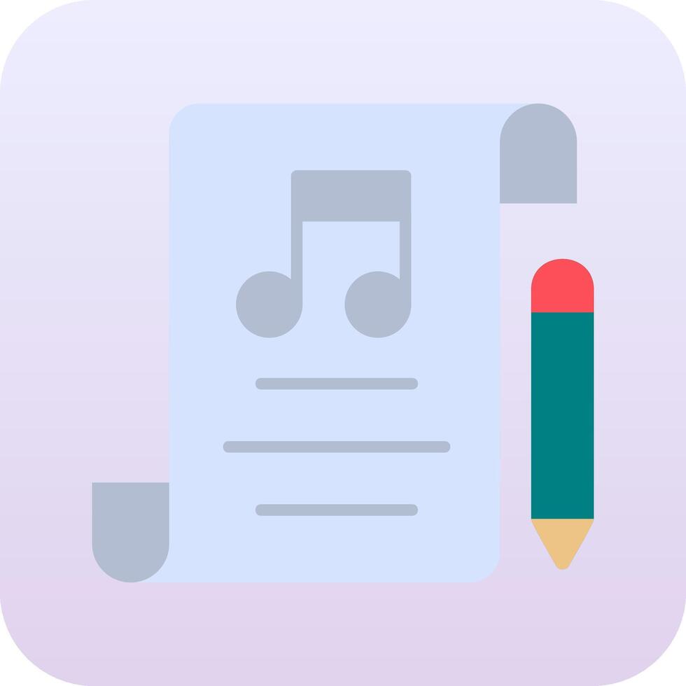 Music Composing Vector Icon