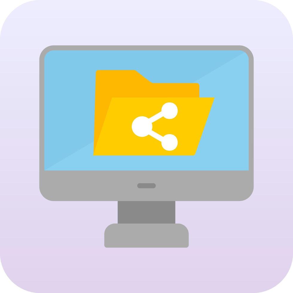 File Sharing Vector Icon