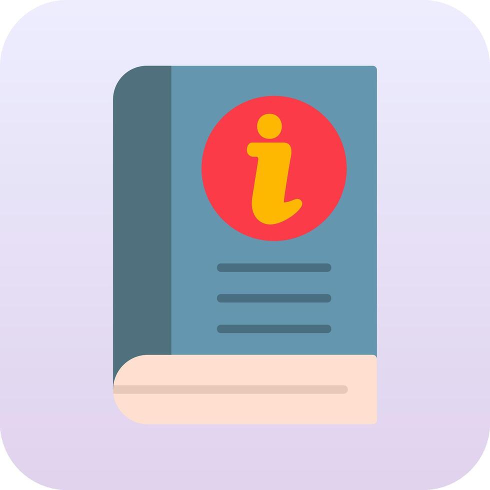 Information Book Vector Icon