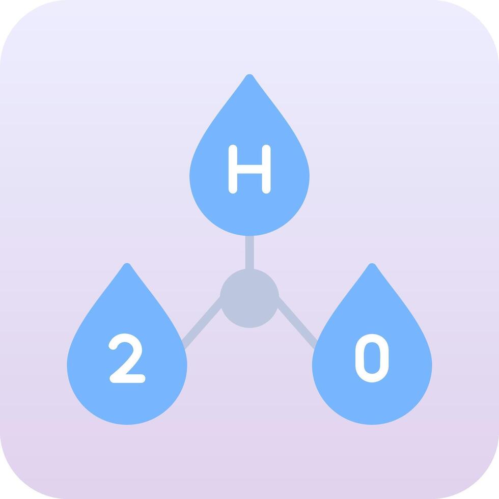 H2o Vector Icon
