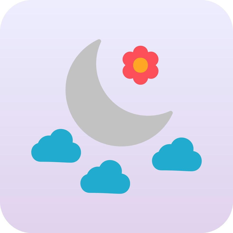Moon Vector Icon
