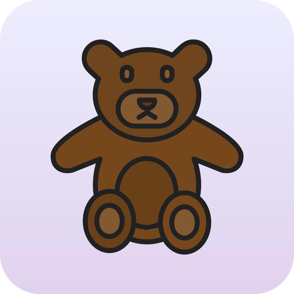 Teddy Bear Vector Icon