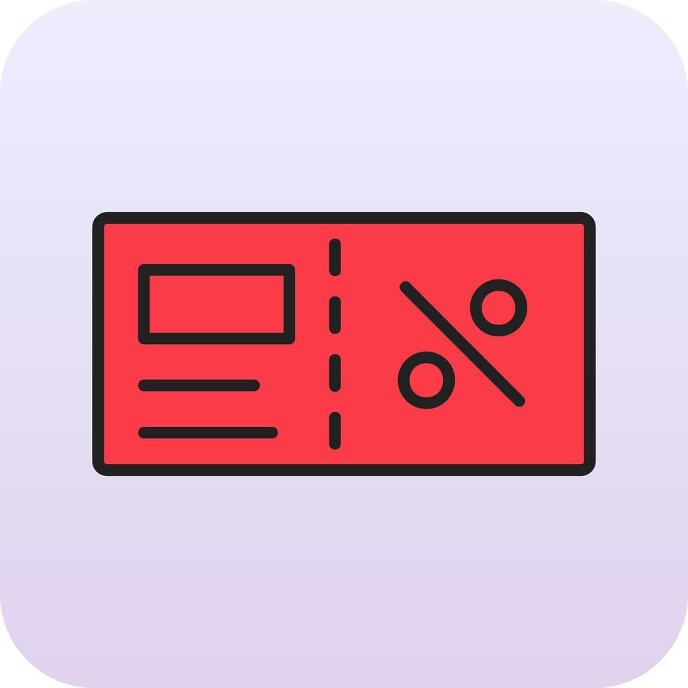 Voucher Black Friday Vector Icon