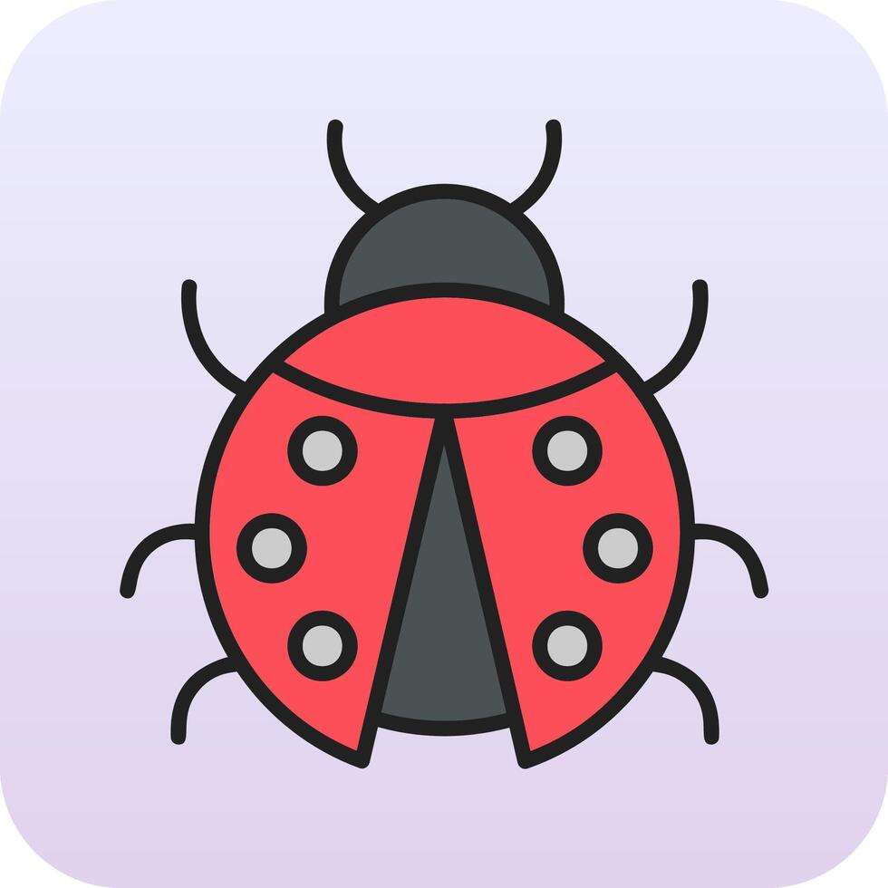 Ladybug Vector Icon