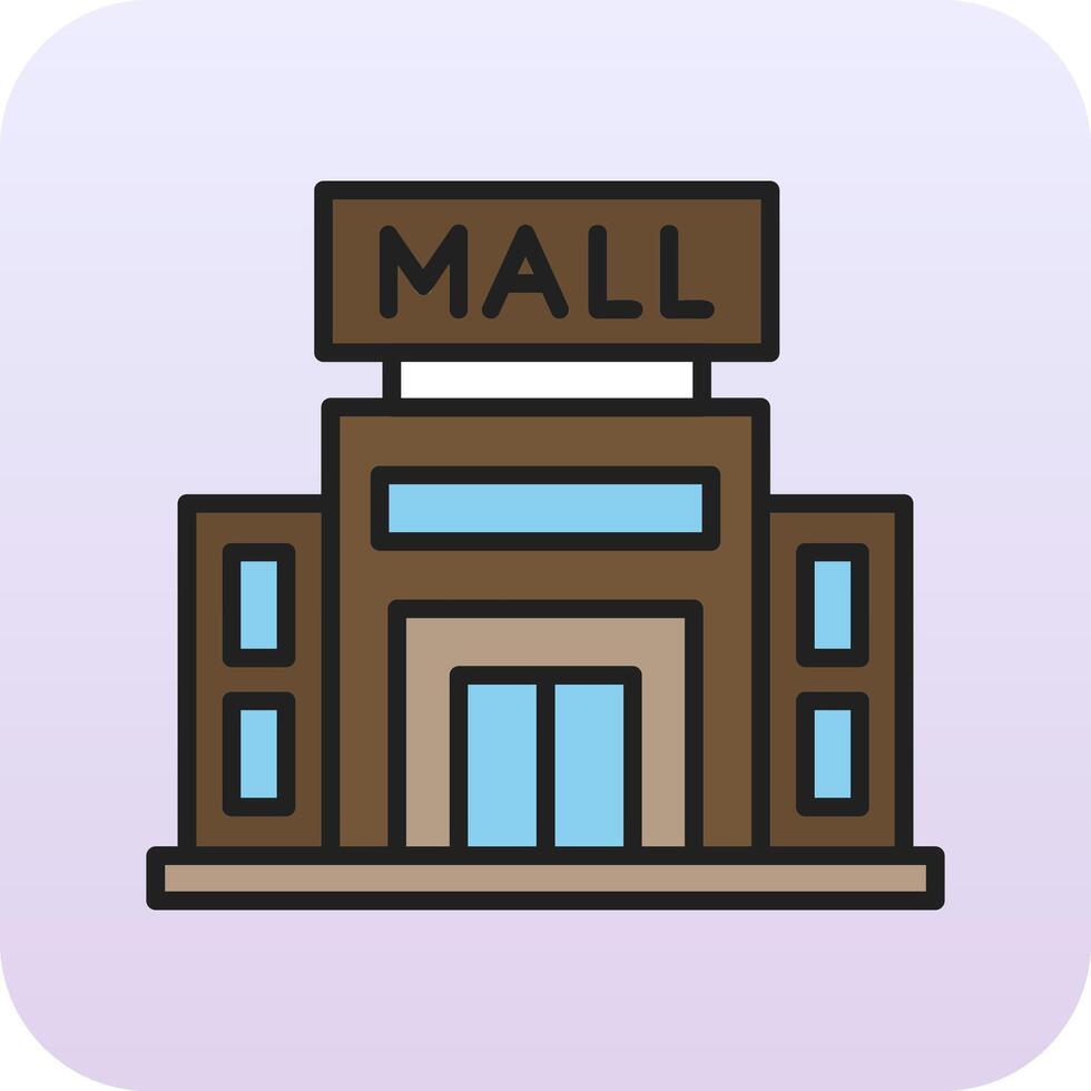 Shopping Mall Vector Icon