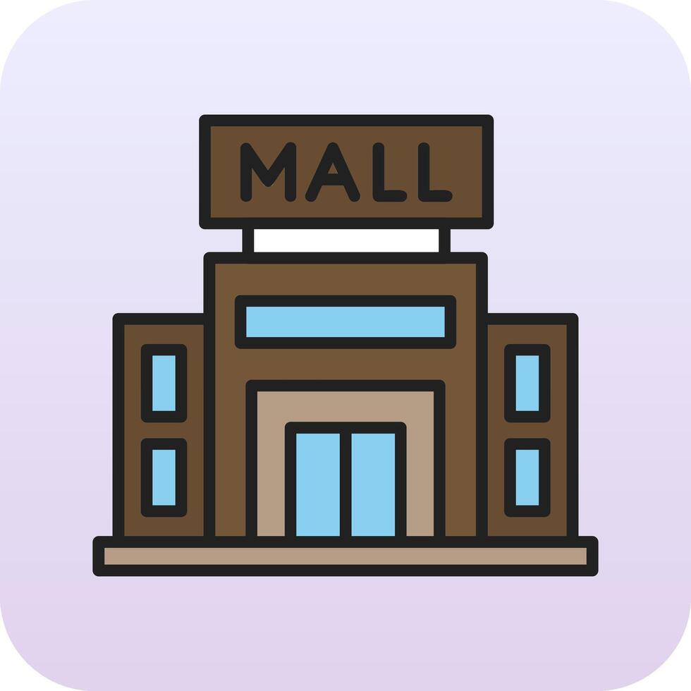 Shopping Mall Vector Icon