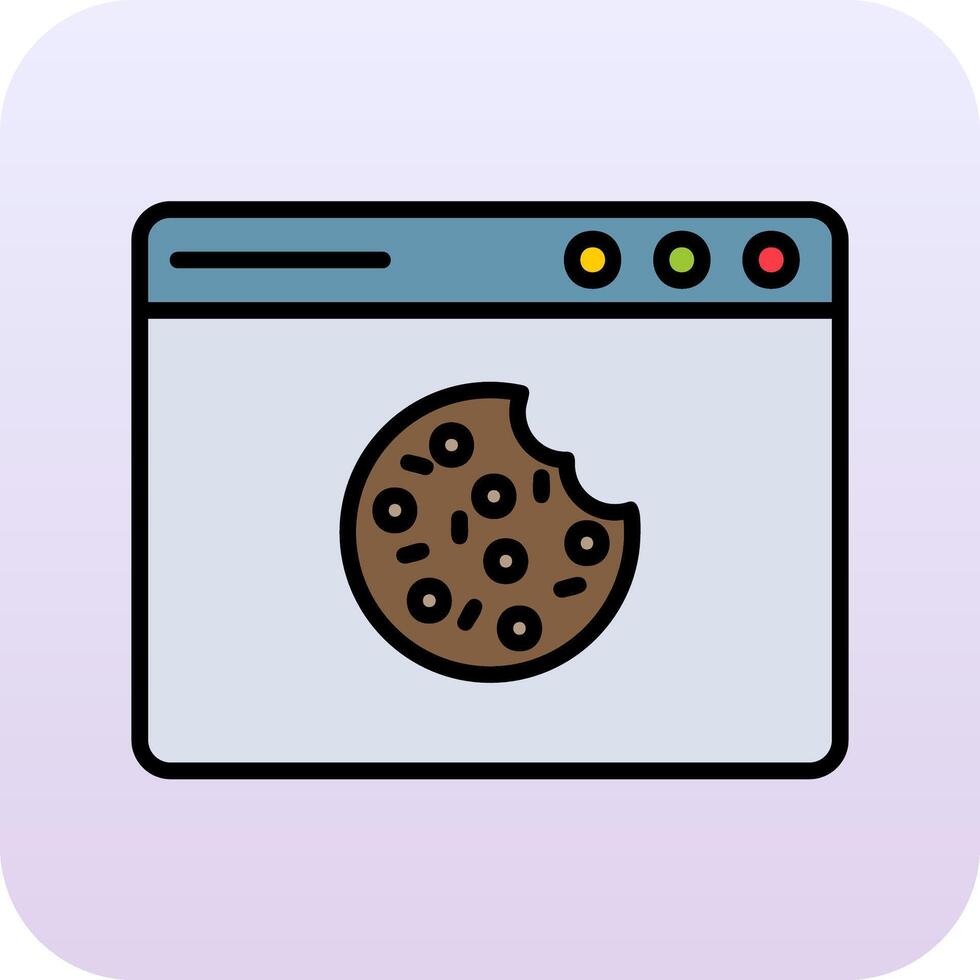 web galletas vector icono