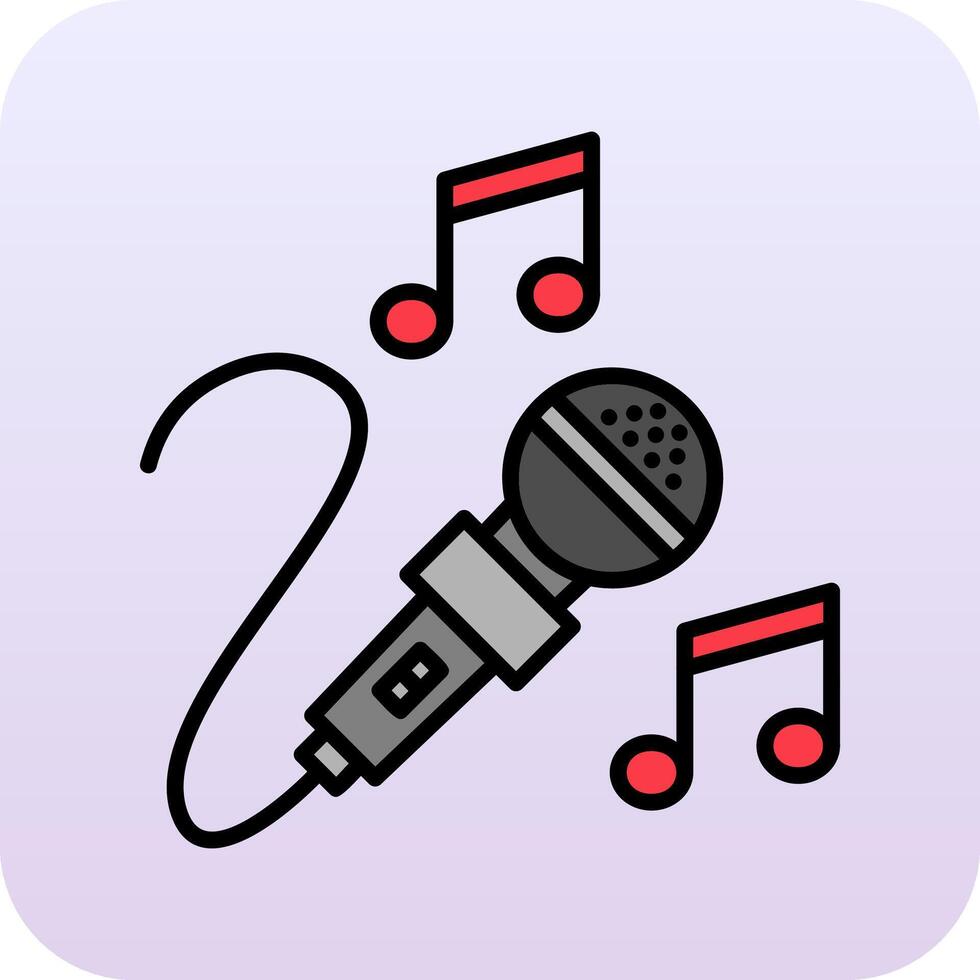 Karaoke Vector Icon