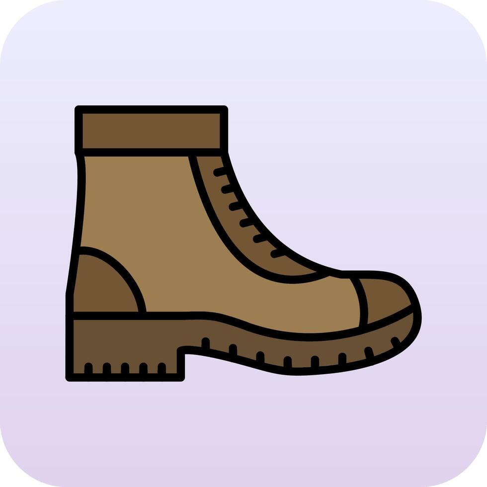 Military Boot Vector Icon