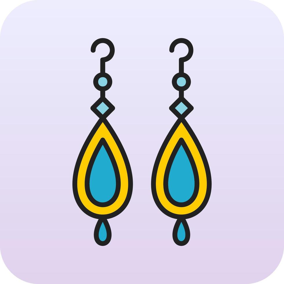 Earrings Vector Icon