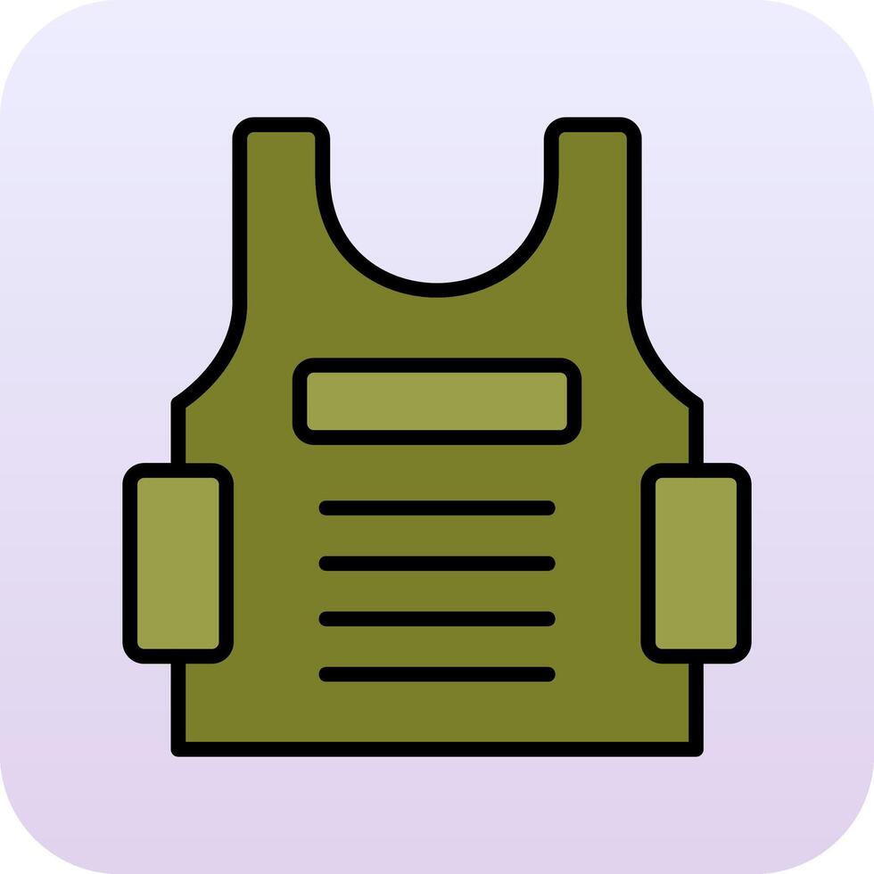Bulletproof Vest Vector Icon
