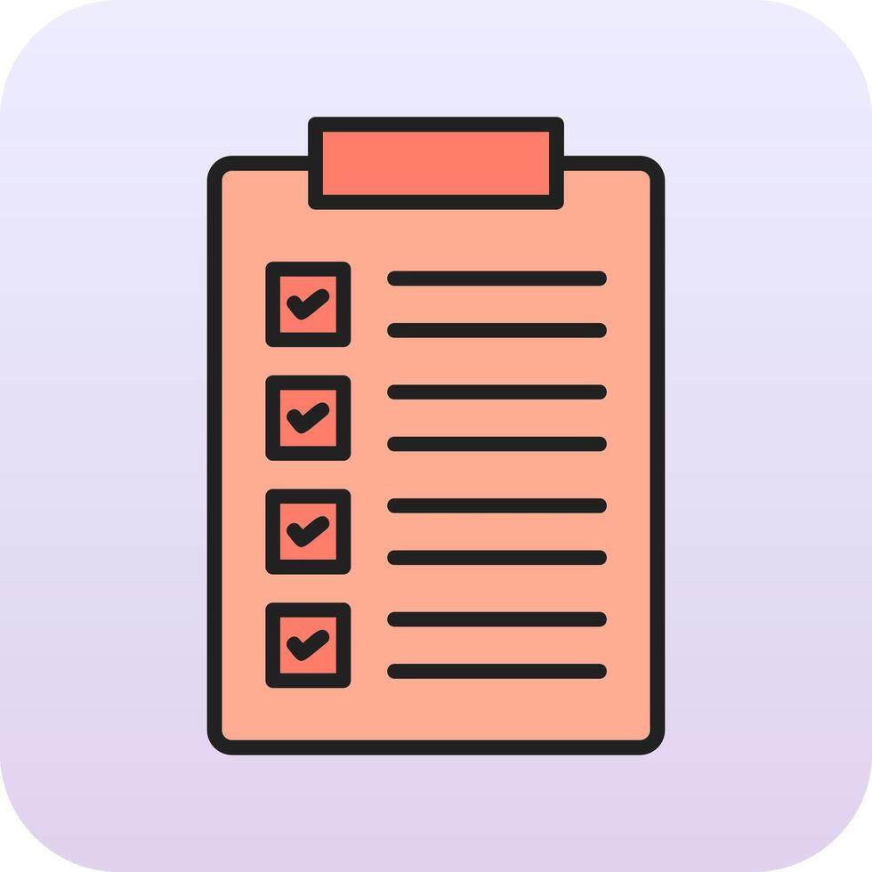 Check List Vector Icon