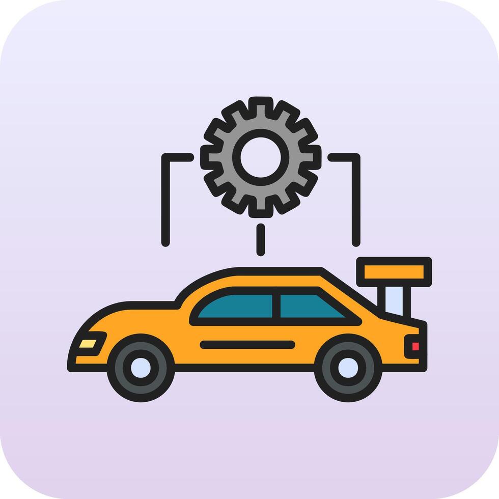 Car Configuration Vector Icon