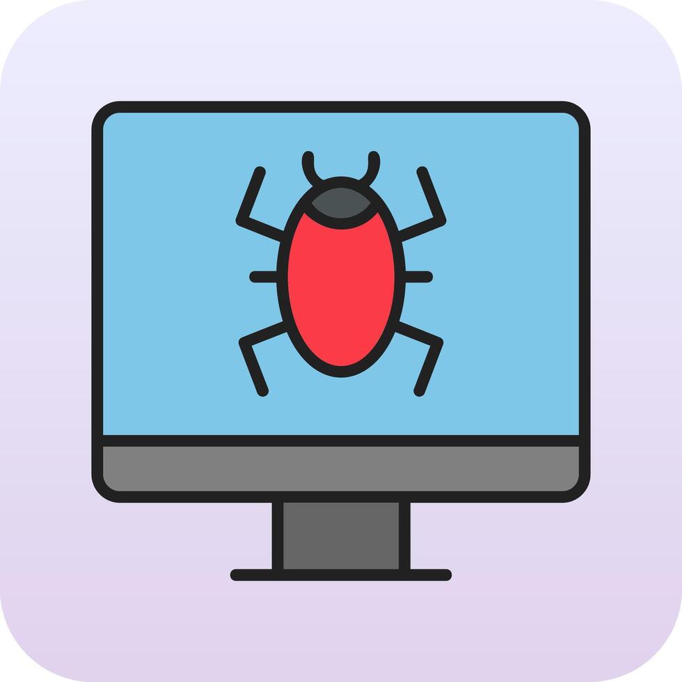 Computer Virus Vector Icon