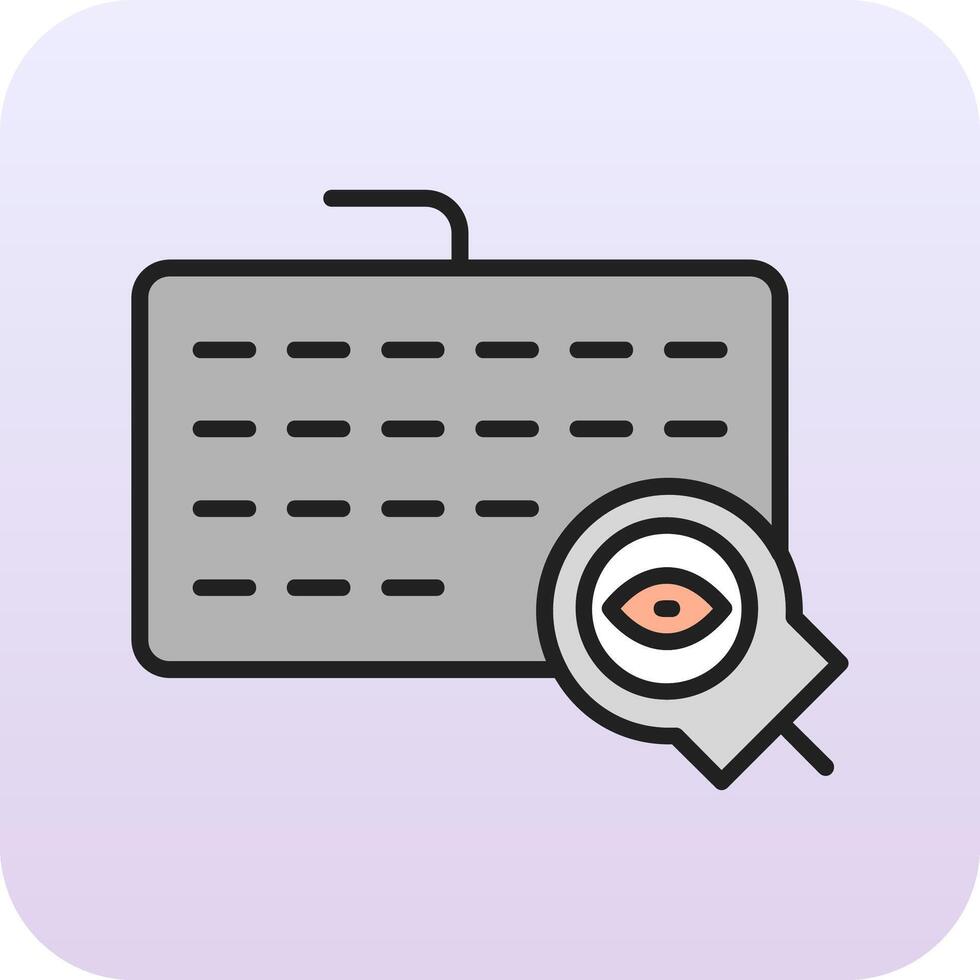 Keylogger Vector Icon