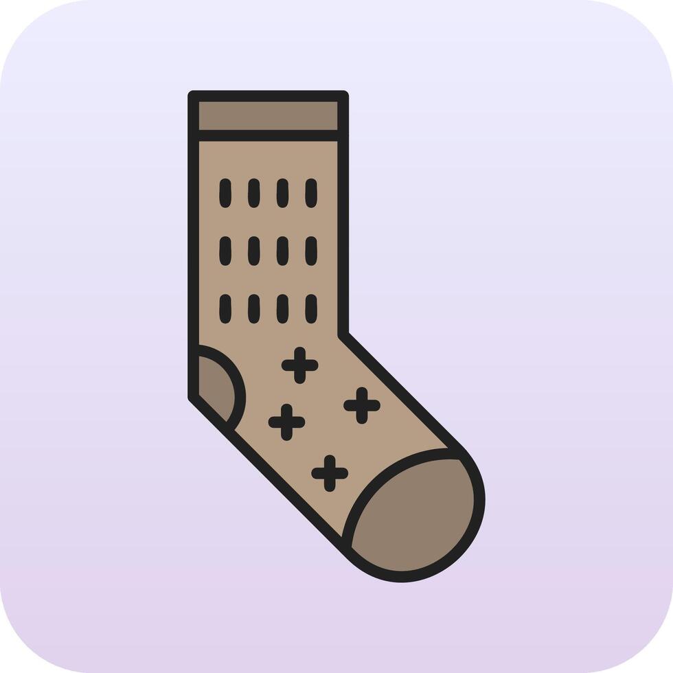 Sock Vector Icon