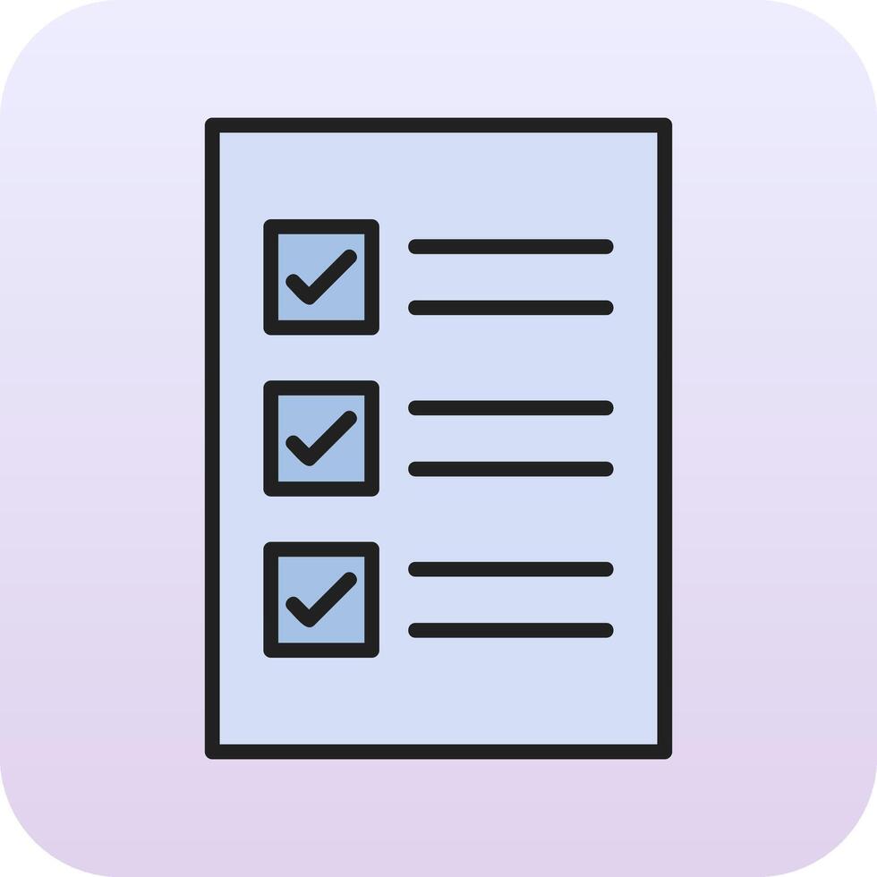 Check List Vector Icon