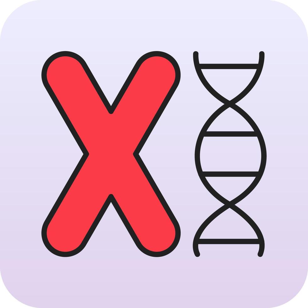 Chromosome Vector Icon