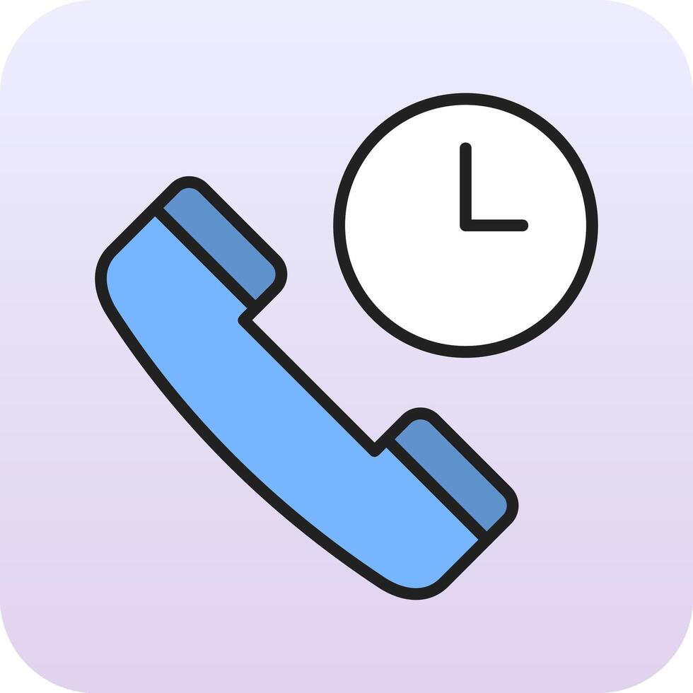 Call Waiting Vector Icon