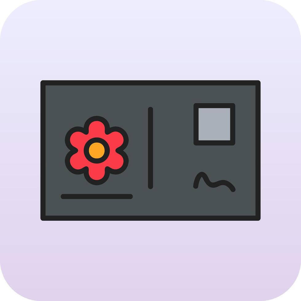 Postcard Vector Icon