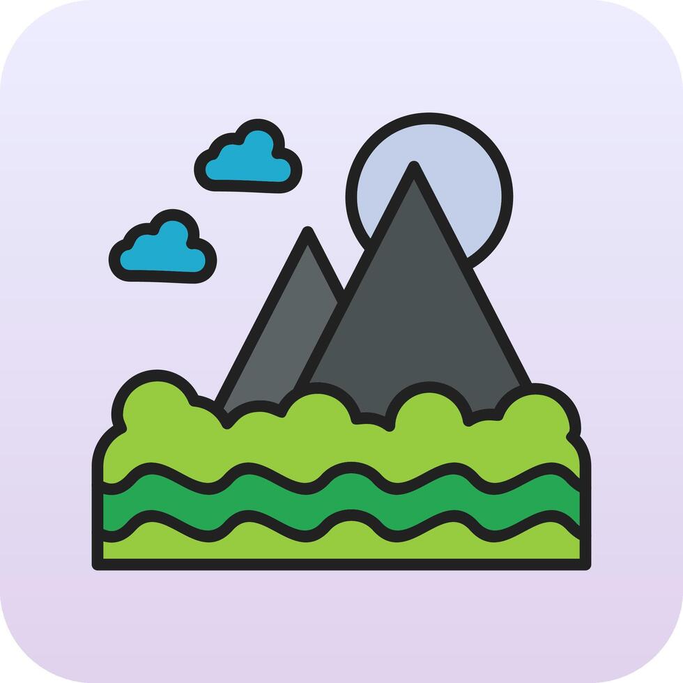 Mount Fuji Vector Icon