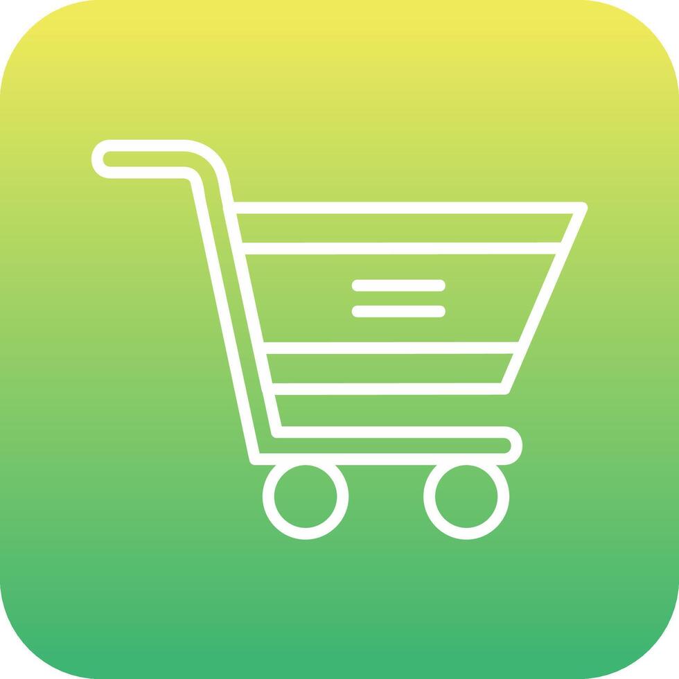 icono de vector de carrito de compras