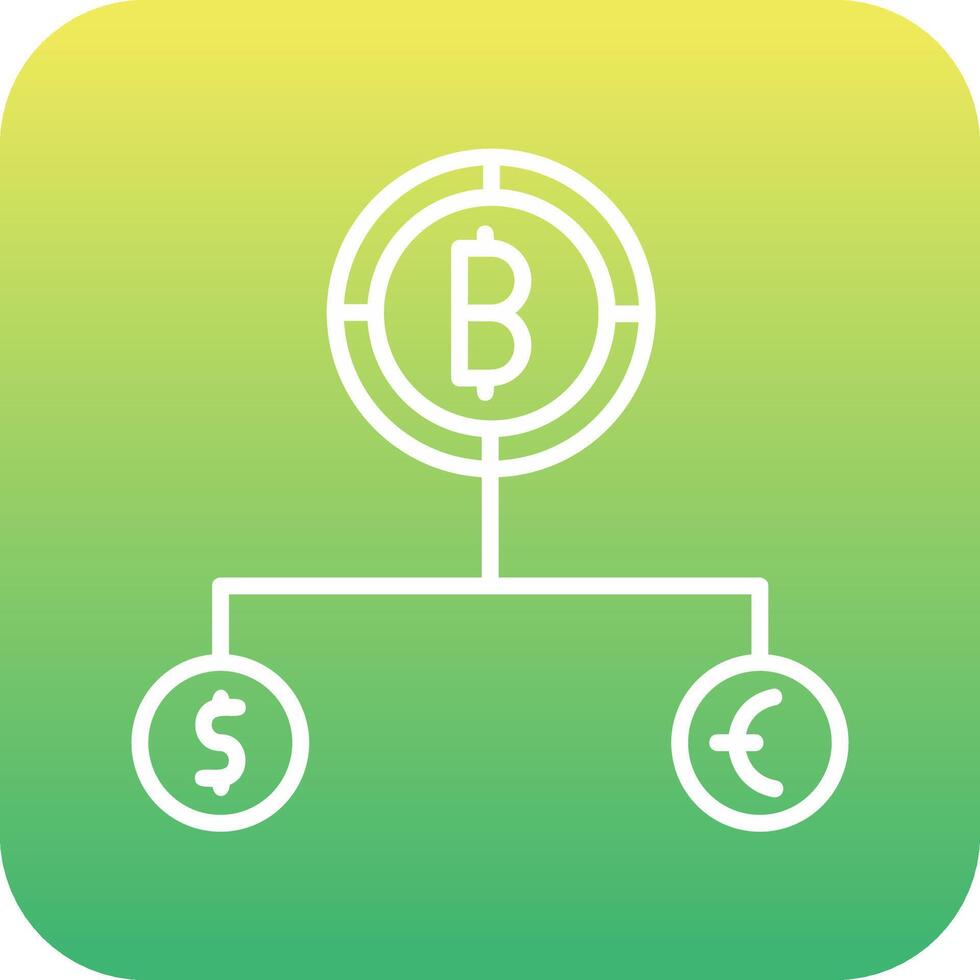 Divide Currency Vector Icon