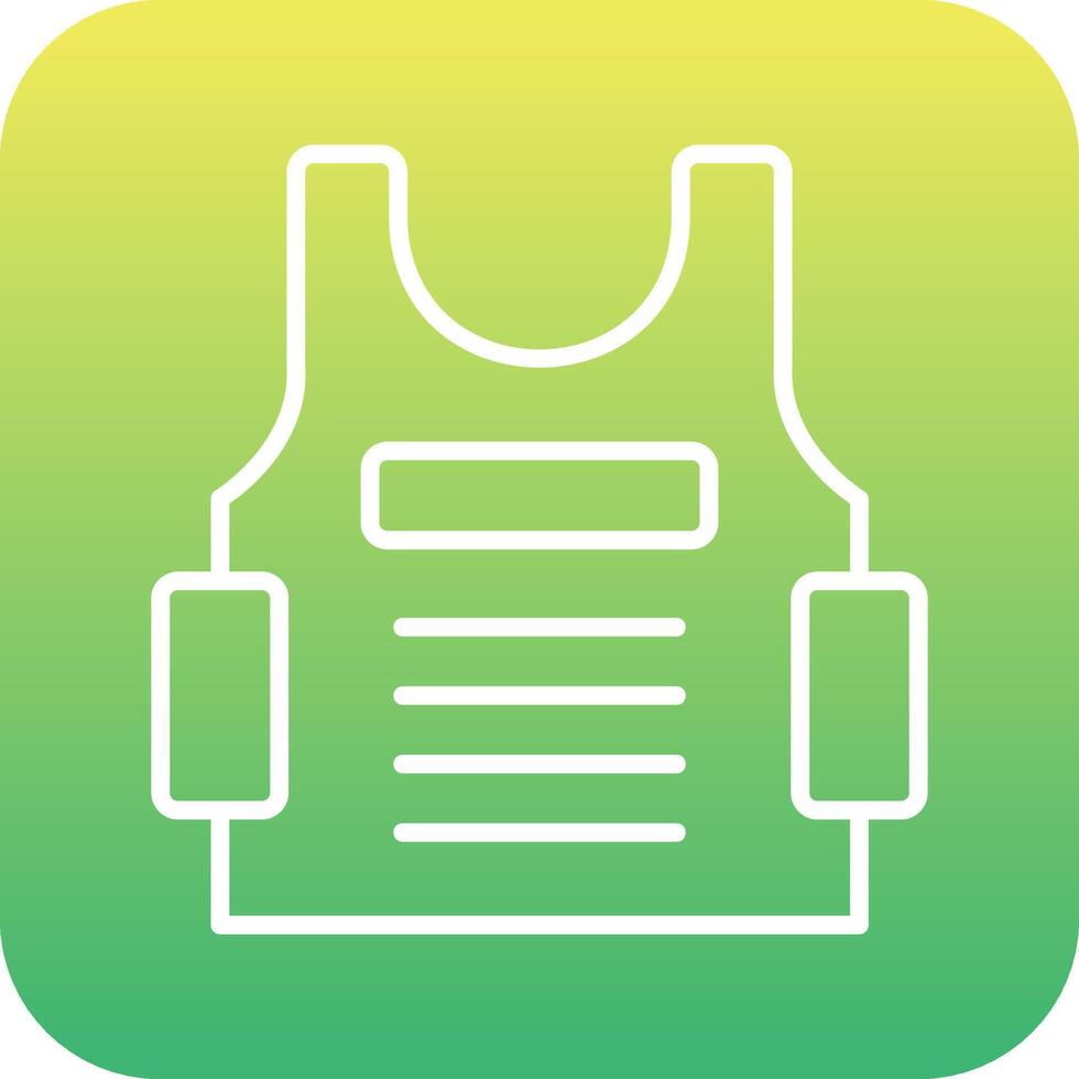 Bulletproof Vest Vector Icon