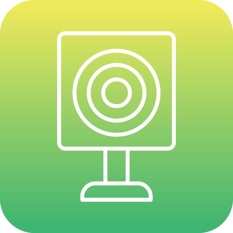 Military Target Vector Icon