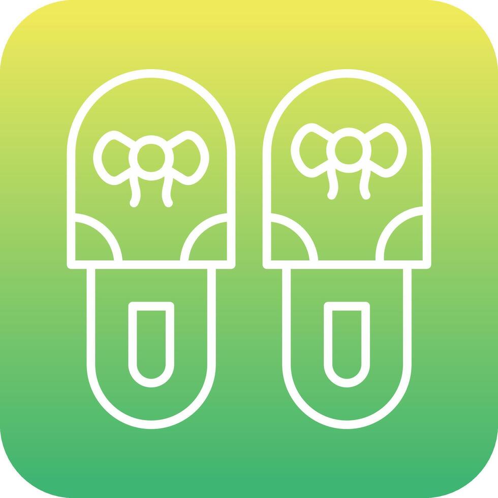 Slippers Vector Icon