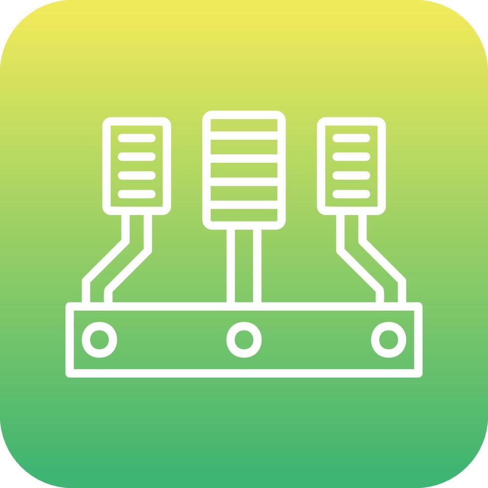 Car Accelerator Vector Icon