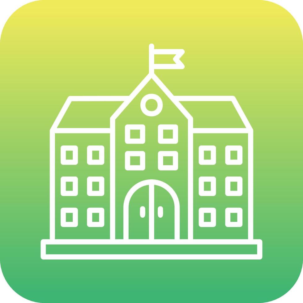 University Building Vector Icon