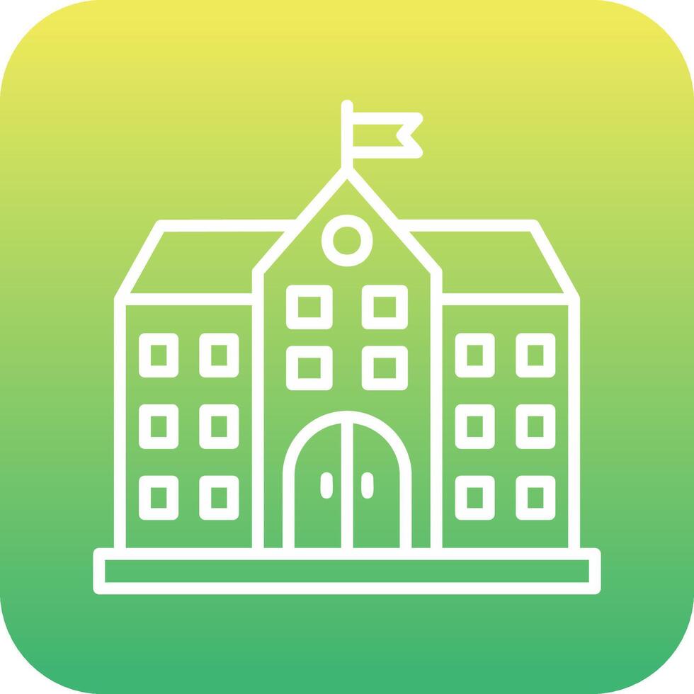 University Building Vector Icon