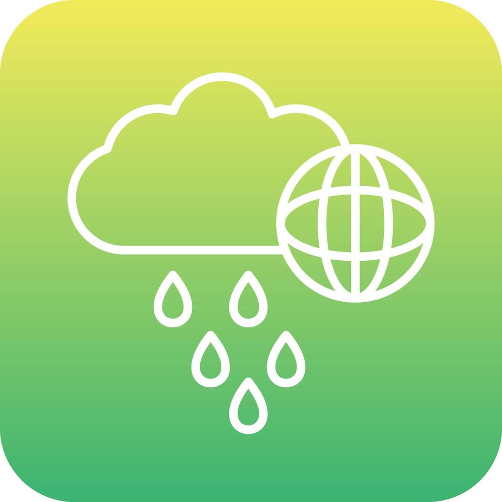 World Rainy day Vector Icon