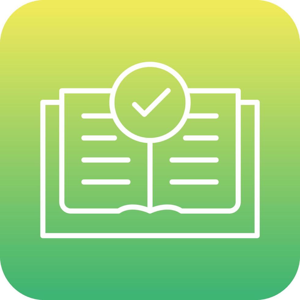 Open Book Vector Icon